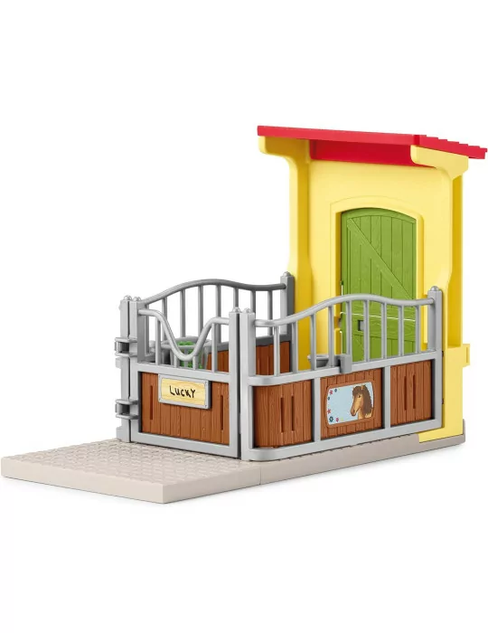 Schleich 42609 box pre poníky s žrebcom islandského poníka