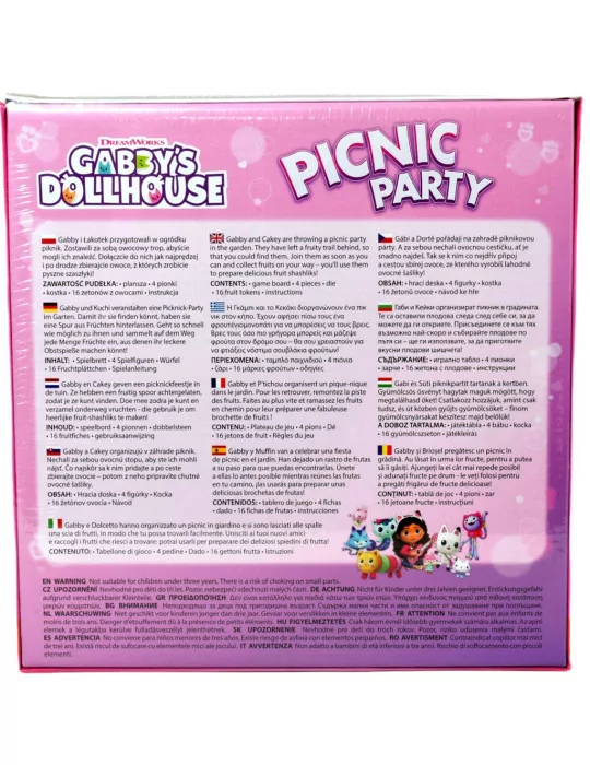 Trefl 02528 Gabby's Dollhouse Picnic patry