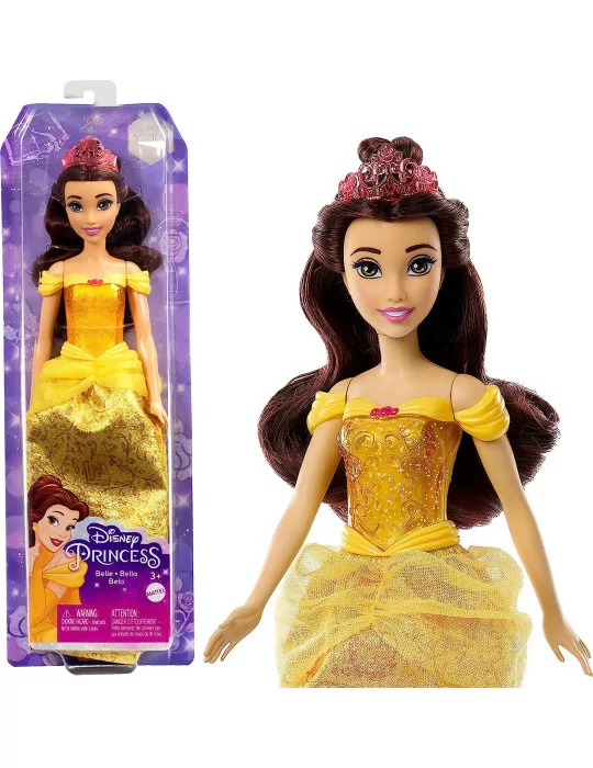 Mattel HLW02-HLW11 Disney Princess Bábika princezná Bell Kráska