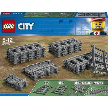 LEGO 60205 CITY Koľajnice 20ks