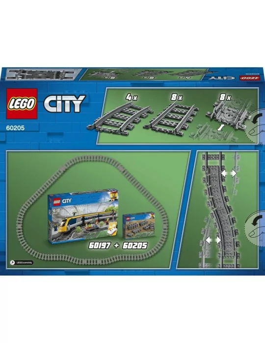 LEGO 60205 CITY Koľajnice 20ks