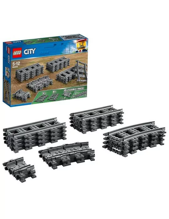 LEGO 60205 CITY Koľajnice 20ks