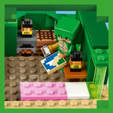 LEGO 21254 MINECRAFT Korytnačí domček na pláži