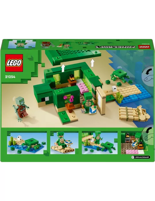 LEGO 21254 MINECRAFT Korytnačí domček na pláži
