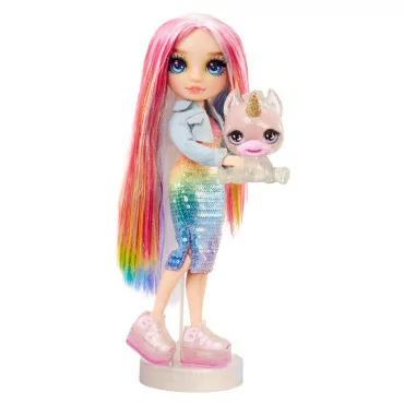 Rainbow High Fashion bábika so zvieratkom - Amaya Raine 