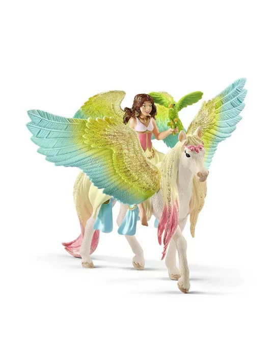 Schleich 70566 postavička víla Surah s trblietavým Pegasom