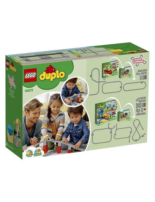 LEGO 10872 DUPLO Vlakový most a koľajnice