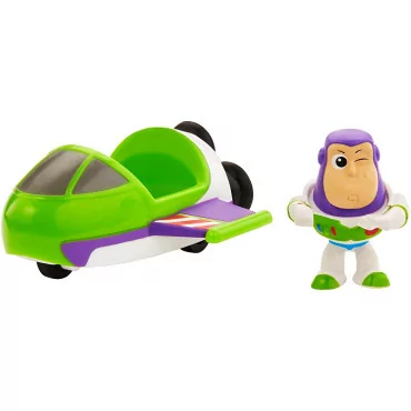 Mattel GCY49 Toy Story 4 Príbeh hračiek Minifigúrka Buzz Lightyear s raketou