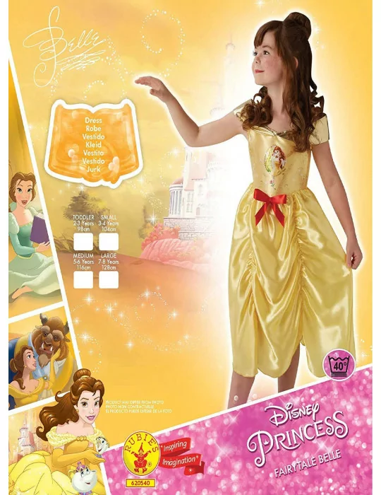 Rubies 620540L - Kostým Disney princezná Kráska Bella 122 - 128