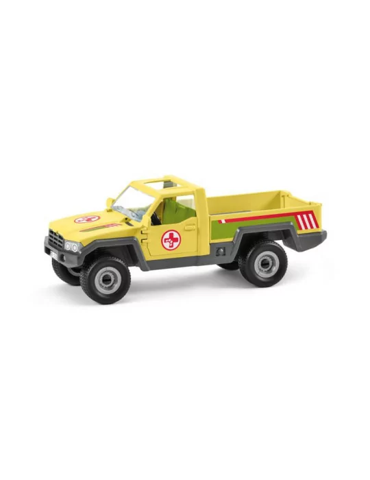 Schleich 42503 záchranné terénne auto s veterinárom