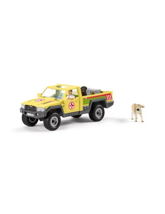 Schleich 42503 záchranné terénne auto s veterinárom