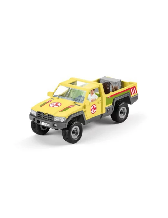 Schleich 42503 záchranné terénne auto s veterinárom