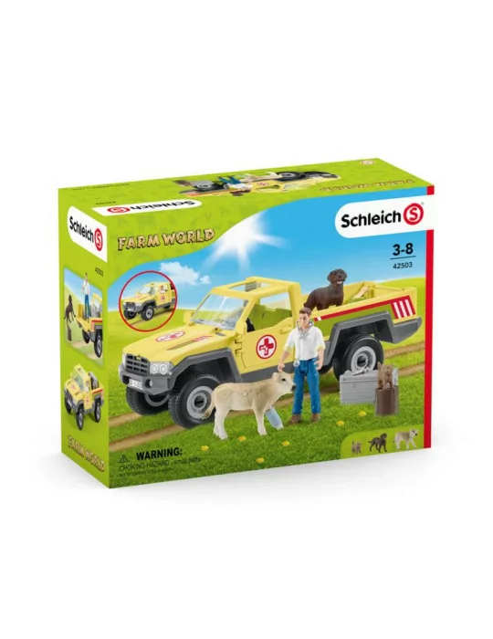 Schleich 42503 záchranné terénne auto s veterinárom