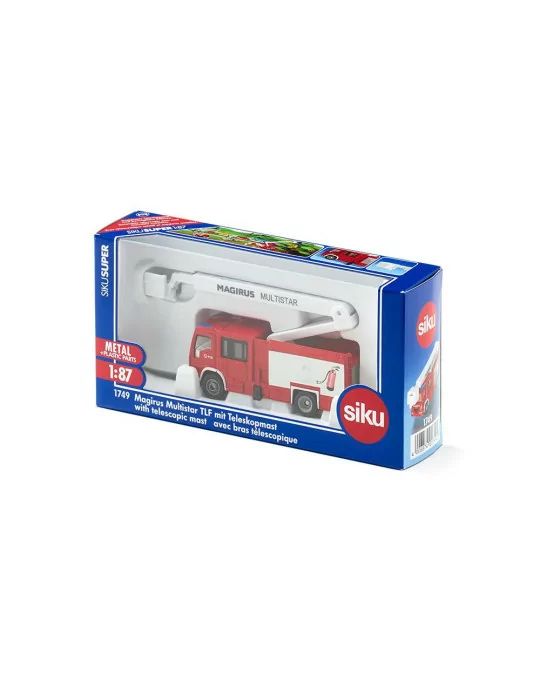 Siku Super 1749 požiarnické auto s teleskopickým zdvihákom 1:87