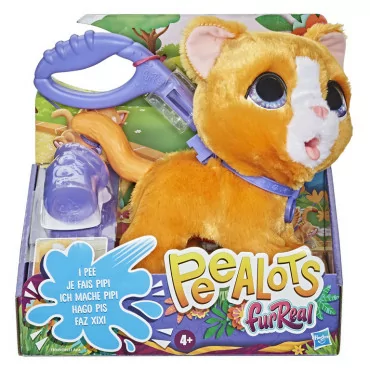 Hasbro E8931-E8949 FurReal Friends Peealots veľké zvieratko ryšavé mačiatko