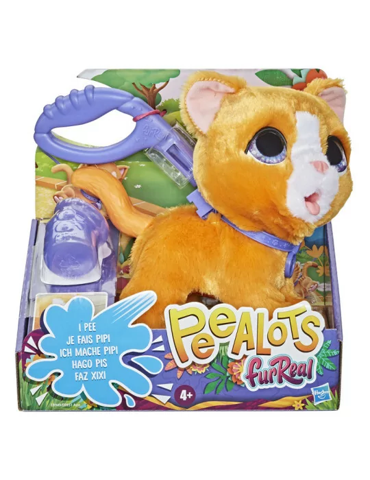 Hasbro E8931-E8949 FurReal Friends Peealots veľké zvieratko ryšavé mačiatko